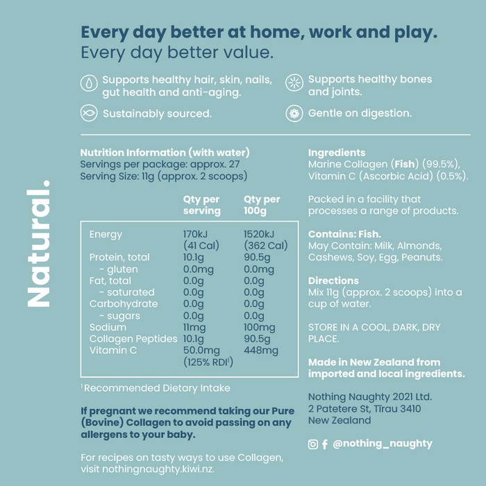 Pure Marine Collagen - 300g Bag