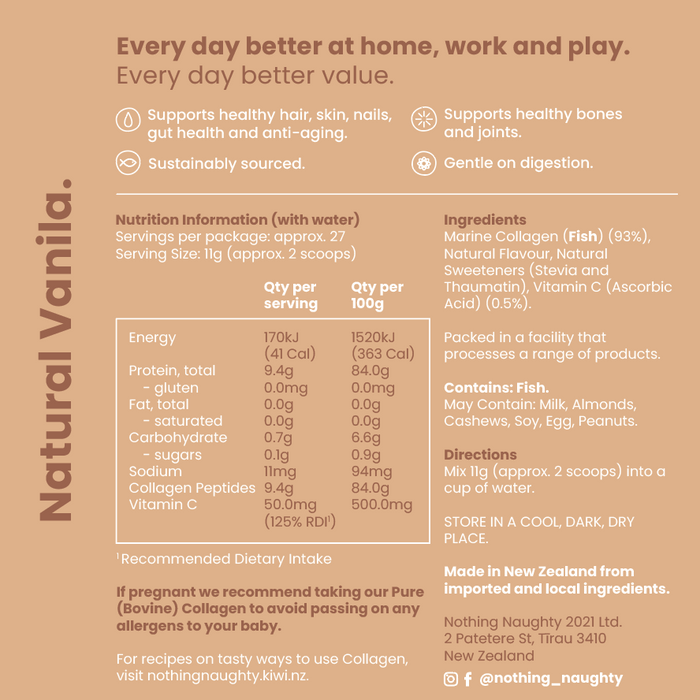 Pure Marine Collagen - 300g Bag