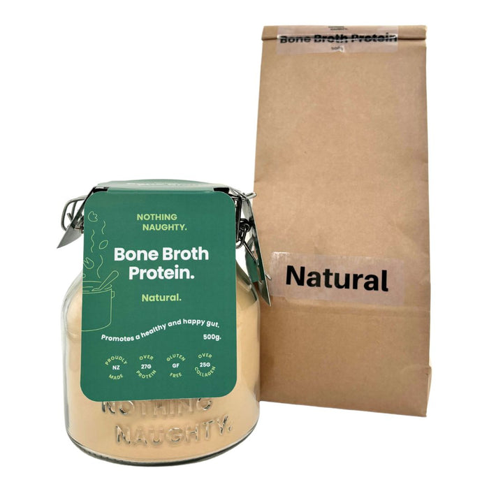 Bone Broth Protein Powder - 500g Refill Bag