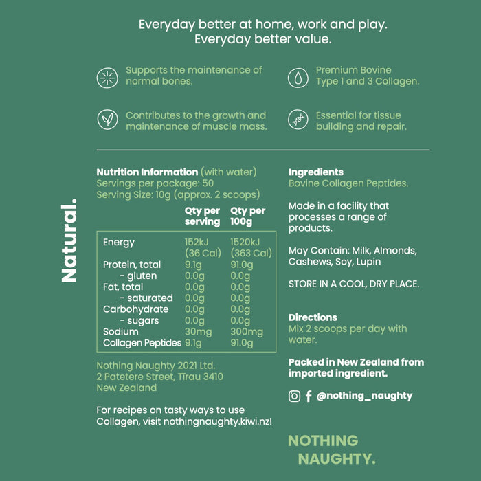 Pure Collagen - 500g Refill Bag