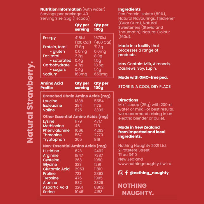 Pea Protein - 1kg Refill Bag