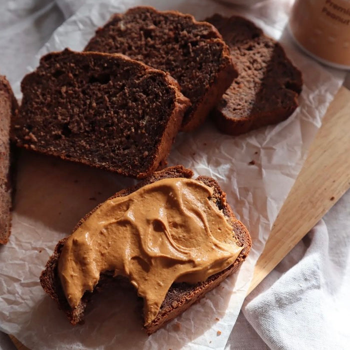 Banana Chocolate Protein Loaf