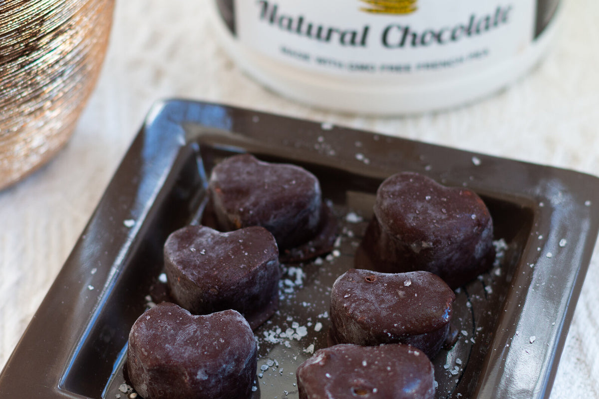 Salted Chocolate Vegan Icecream Bites — Nothing Naughty