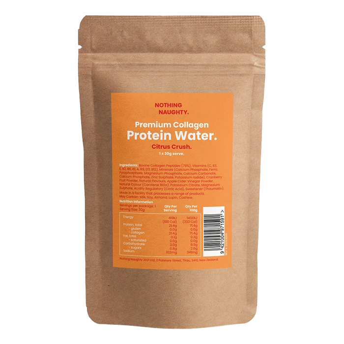 Premium Collagen Protein Water Sample Sachet - 1 x 30g Serving