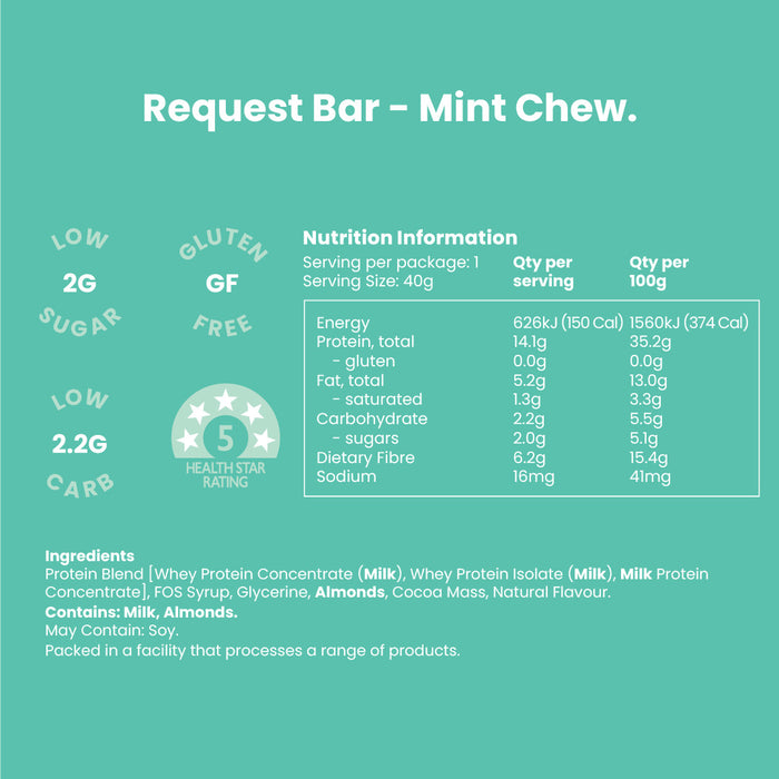 Request Low-Carb Protein Bar - Box of 12