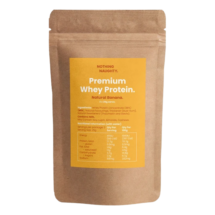 NZ Whey Protein Sample Sachet - 2 x 25g Servings