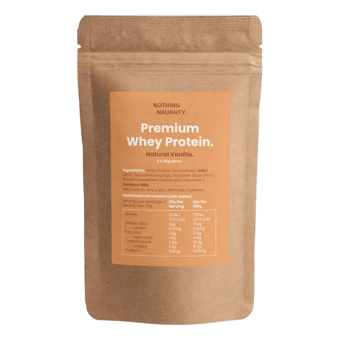 NZ Whey Protein Sample Sachet - 2 x 25g Servings