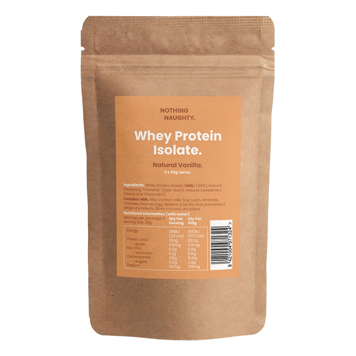 Whey Protein Isolate Sample Sachet - 2 x 25g Servings