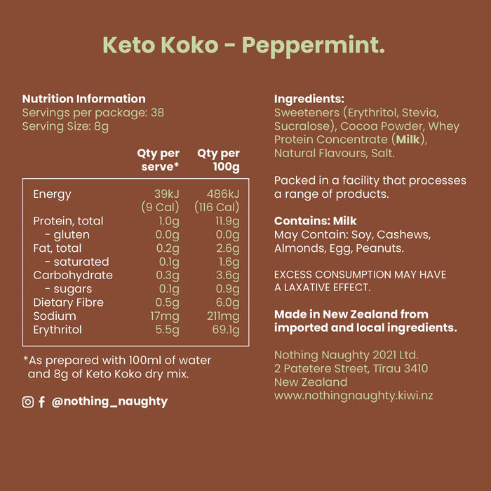 Keto Koko Hot Chocolate Mix 300g