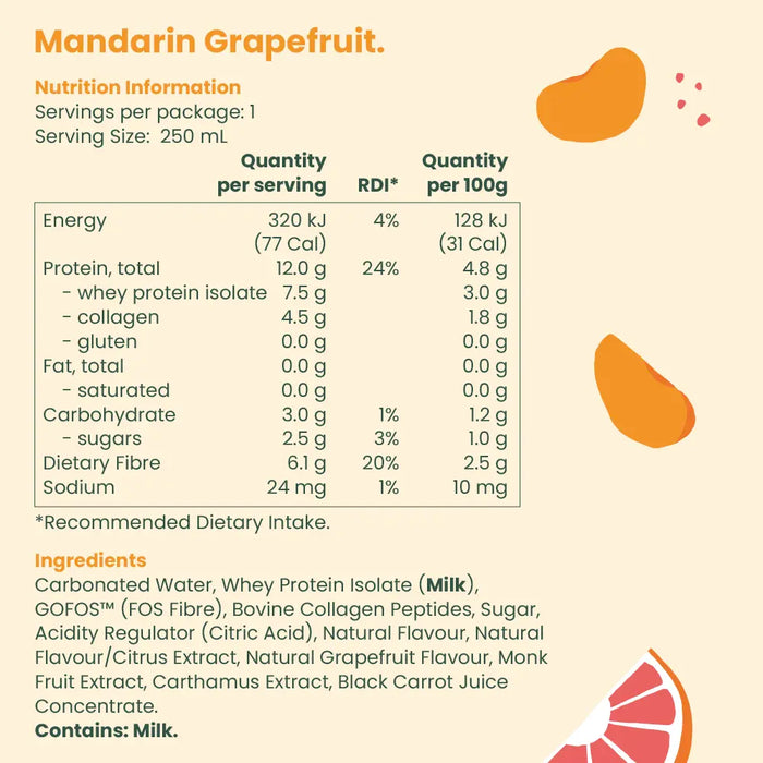 Protein & Prebiotic Soda - 250ml