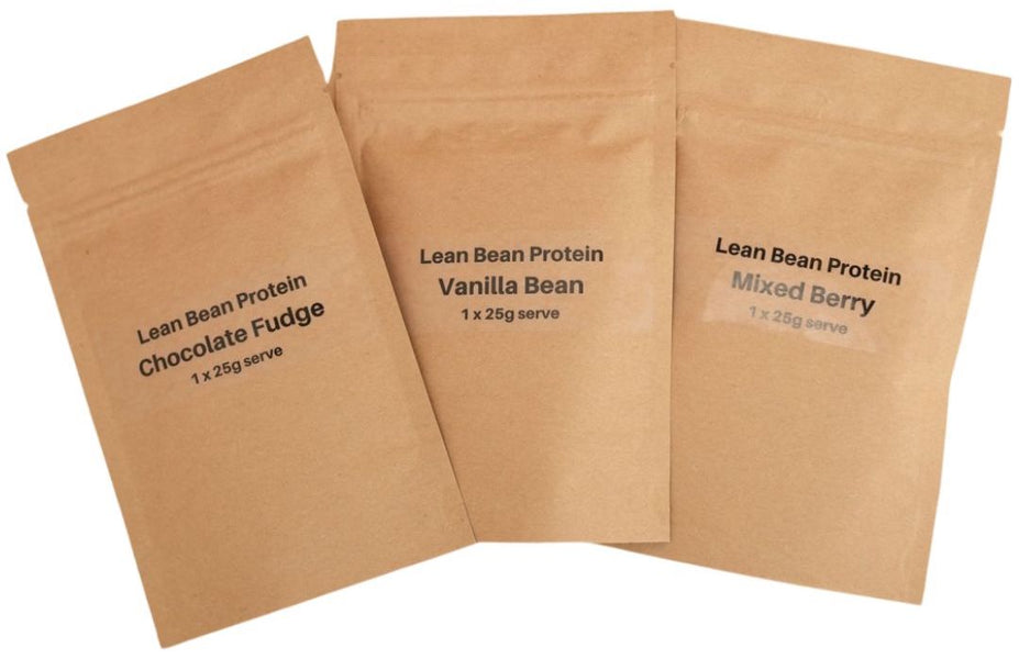 Lean Bean Protein Single Serve Sample Sachet 25g — Nothing Naughty