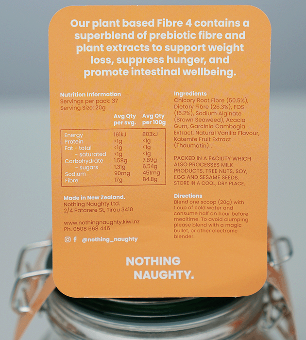 Fibre 4 Prebiotic - 750g Jar