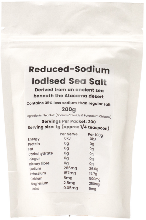 Reduced-sodium Iodised Sea Salt