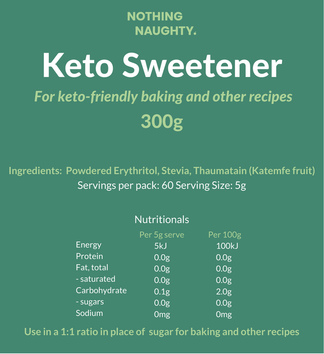 Keto Sweetener 300g